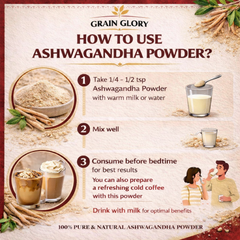 Ashwagandha Coffee Flavour Wellness Powder | Natural Stress Relief & Daily Energy