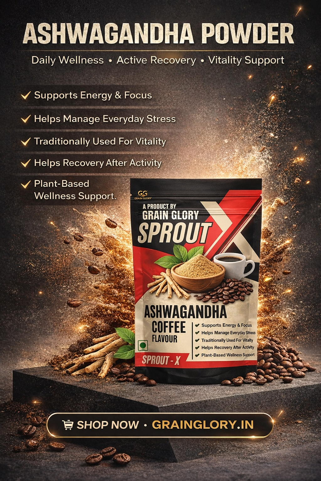 Ashwagandha Coffee Flavour