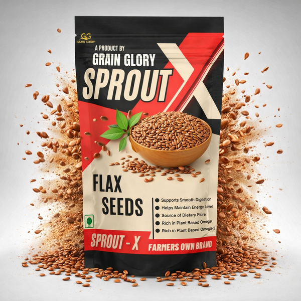 Grain Glory Premium Flax Seeds – Naturally Clean, No Preservatives