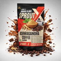 Ashwagandha Coffee Flavour Wellness Powder | Natural Stress Relief & Daily Energy