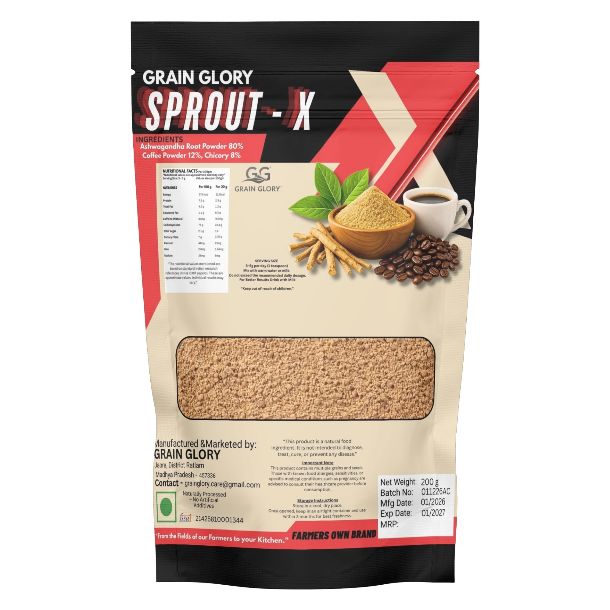 Ashwagandha Coffee Flavour